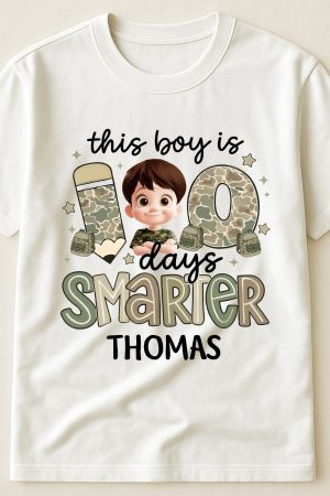 100 Days Smarter - Personalized Shirt