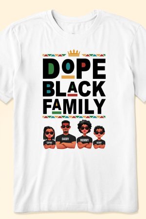 Dope Black Family - Personalized Shirt