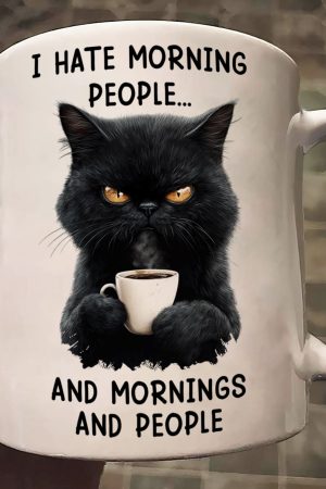 Funny Mug - I Hate Morning People And Mornings And People - Gifts For Coworkers, Friends, Family - Personalized Mug