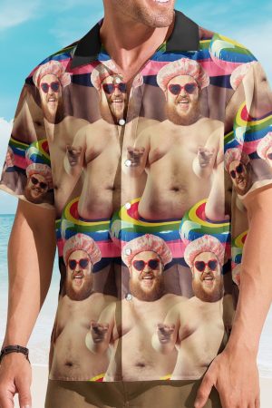 Funny Summer For Family Trip Vacation Friends Cruise - Custom Photo Hawaiian Shirt