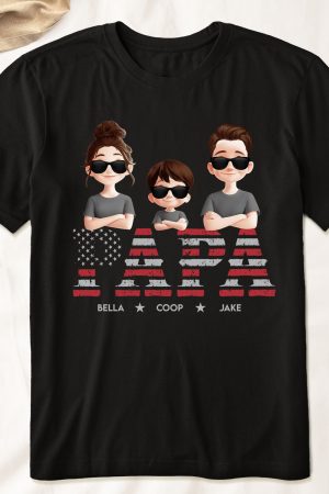 Grandpa Title Pattern - PersonalizedOne Size Shirt