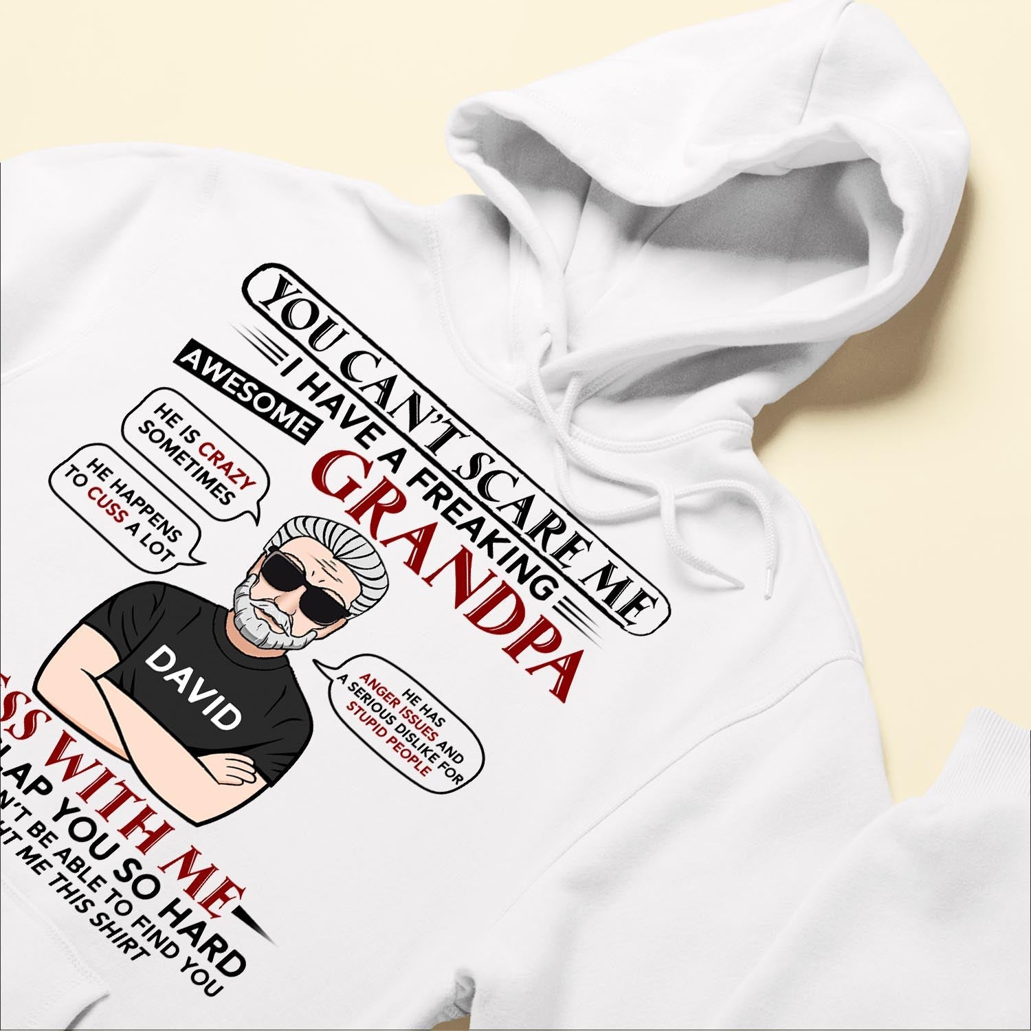 I Have A Freaking Awesome Grandpa - Personalized Shirt - Birthday, Back To School Gift For Grandkids, Grandchildren, Grandson, Granddaughter - Image 6
