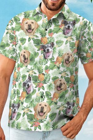 Custom Pet Face - Personalized Photo Hawaiian Shirt