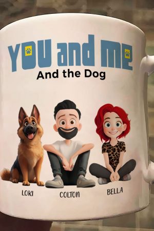 You And Me For Dog Parents - Personalized Mug