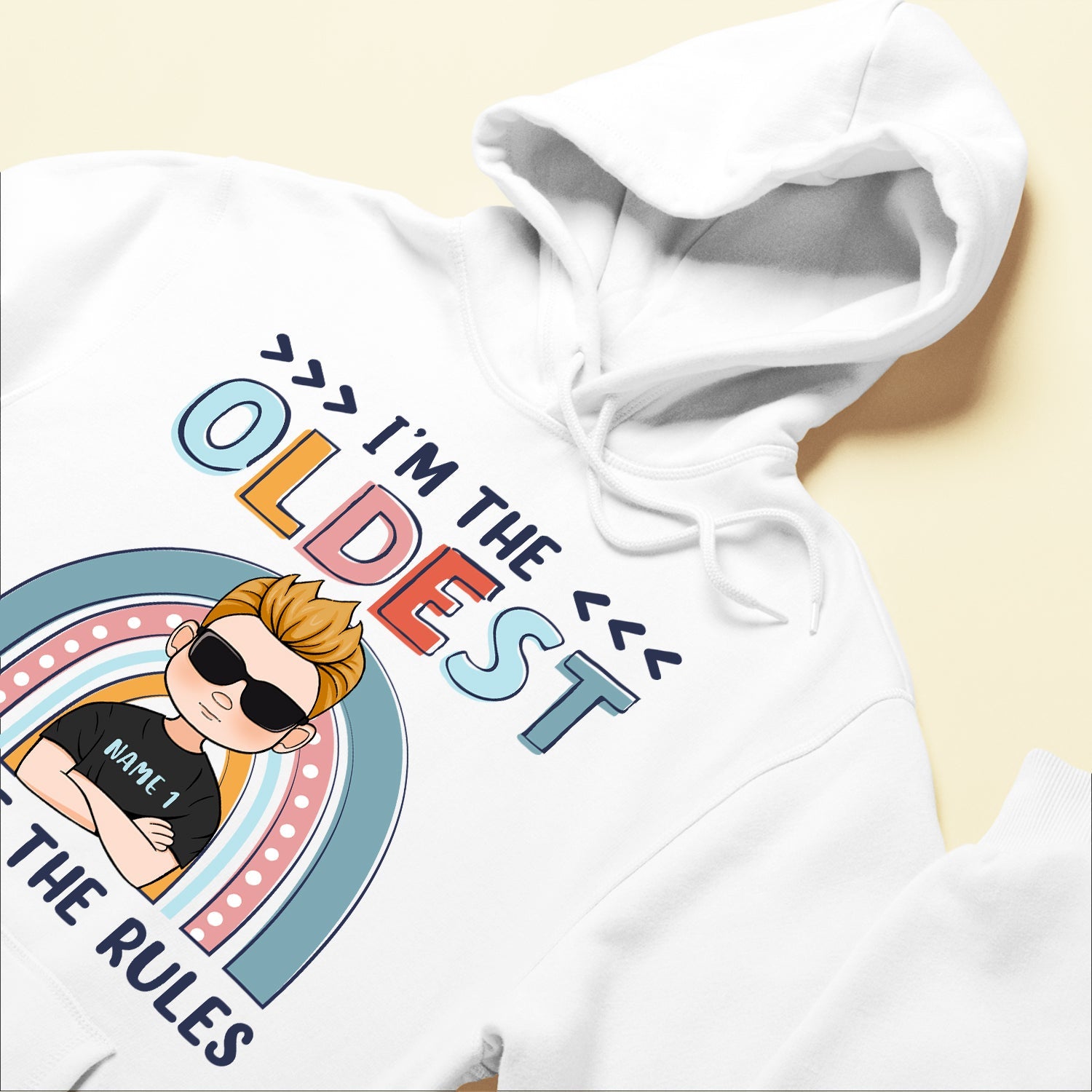 Sibling Squad - Personalized Shirt - Gift For Sibling - Kids Illustration - Image 6